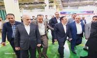 حضور معاون رئیس جمهور و رییس سازمان برنامه و بودجه کشور در شهرک صنعتی کاسپین