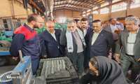 بازدید استاندار قزوین از سه واحد تولیدی در شهرک صنعتی کاسپین2( آبیک)