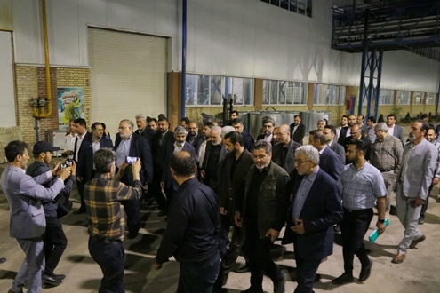 افتتاح فاز نخست واحد تولید مواد اولیه شوینده در شهرک صنعتی خرمدشت شهرستان تاکستان