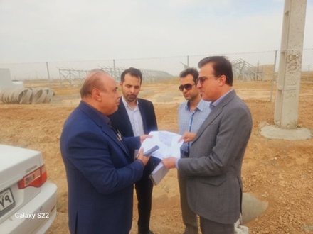 بازدید سرپرست شرکت شهرک‌های صنعتی استان قزوین از شهرک تخصصی انرژی خورشیدی شال